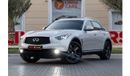 إنفينيتي QX70 Infiniti QX70 Limited 2019 GCC under Warranty and Service Contract with Flexible Down-Payment.