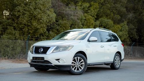 نيسان باثفايندر S 3.5L (260 HP) 4WD 2015 | NISSAN PATHFINDER | 4WD S V6 | FULL NISSAN SERVICE HISTORY | GCC SPECS | 