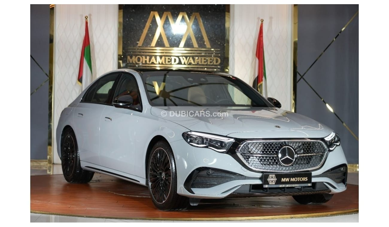 مرسيدس بنز E300 Mercedes-Benz E 300 | GCC 2024 0km | Agency Warranty | AMG Package | Panoramic | 360 View