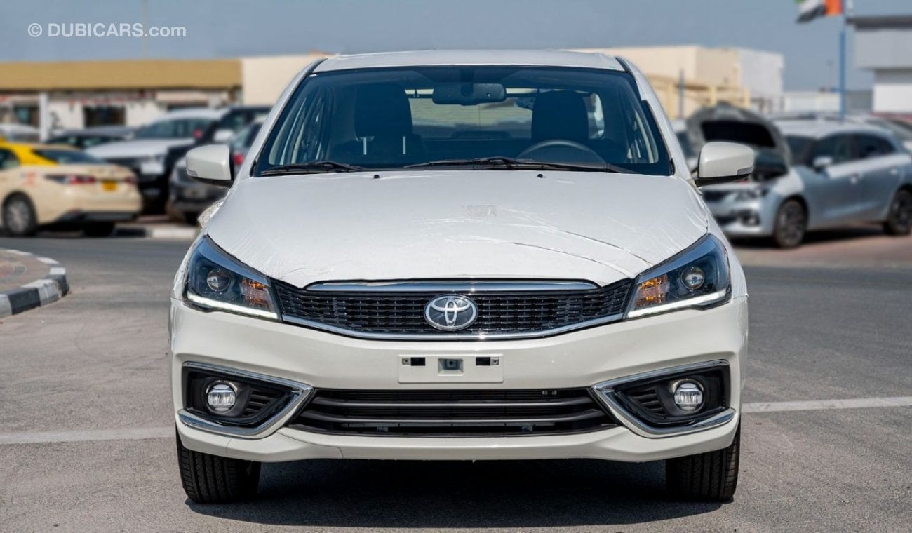 تويوتا بيلتا 2023 TOYOTA BELTA 1.5L PETROL - WHITE: CRUISE CONTROL, LEATHER SEATS, PUSH START