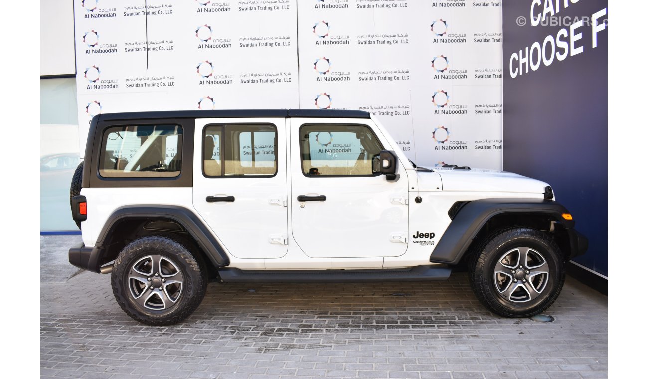 جيب رانجلر AED 2479 PM | 3.6L UNLIMITED SPORT 4WD GCC DEALER WARRANTY