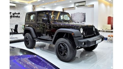 Jeep Wrangler EXCELLENT DEAL for our Jeep Wrangler Sport ( 2016 Model ) in Black Color GCC Specs