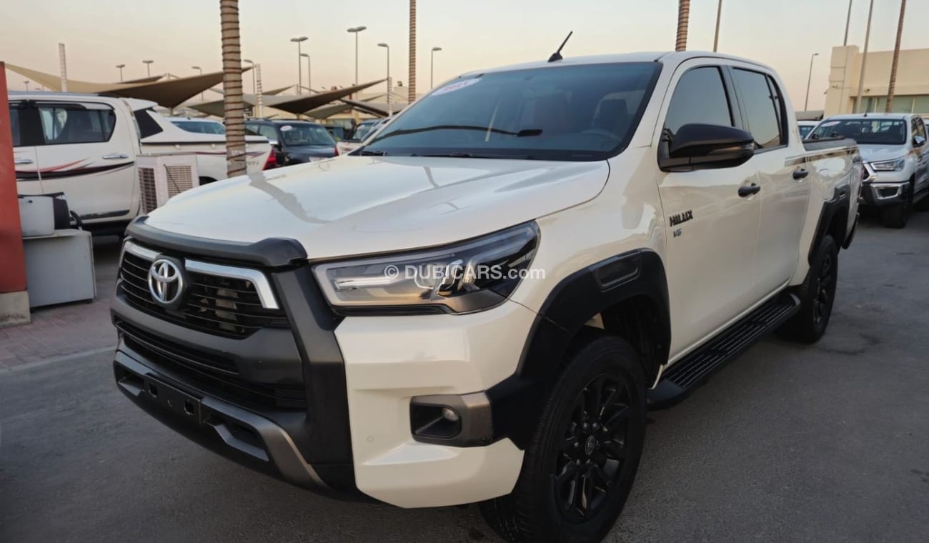 تويوتا هيلوكس DC TRD 4.0L 4WD Toyota Hilux Adventure 2021 6 cylinder engine 4.0 full option clean car without acci