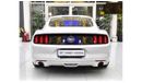 Ford Mustang EXCELLENT DEAL for our Ford Mustang ( 2015 Model ) in White Color GCC Specs