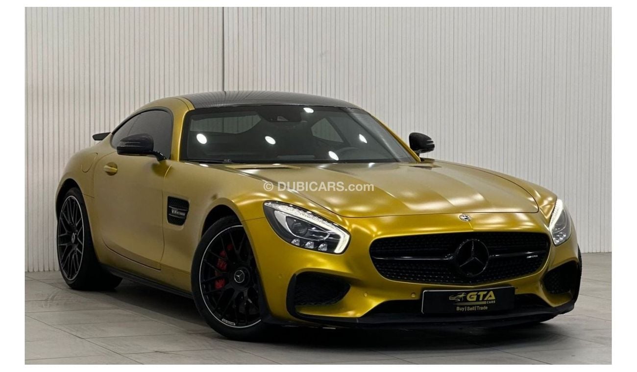 Mercedes-Benz AMG GT S 2016 Mercedes Benz GTS AMG Coupe, Mercedes Service Pack, Full Mercedes Service History, GCC