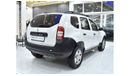 Renault Duster EXCELLENT DEAL for our Renault Duster ( 2017 Model ) in White Color GCC Specs