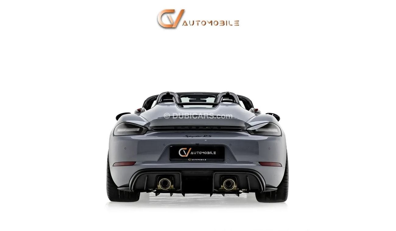 Porsche 718 Boxster 718 GT4RS Spyder Weissach - GCC - With Dealer Warranty