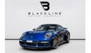 بورش 911 Turbo 3.8L (575 HP) Coupe 2024 Porsche Turbo, 2029 Porsche Warranty, Gentian Blue Metallic, Low KMs,