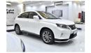 لكزس RX 350 EXCELLENT DEAL for our Lexus RX350 ( 2014 Model ) in White Color GCC Specs