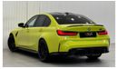 بي أم دبليو M3 2023 BMW M3 Competition SAO PAULO YELLOW, Aug 2026 BMW Warranty + Service Package, Full Service Hist