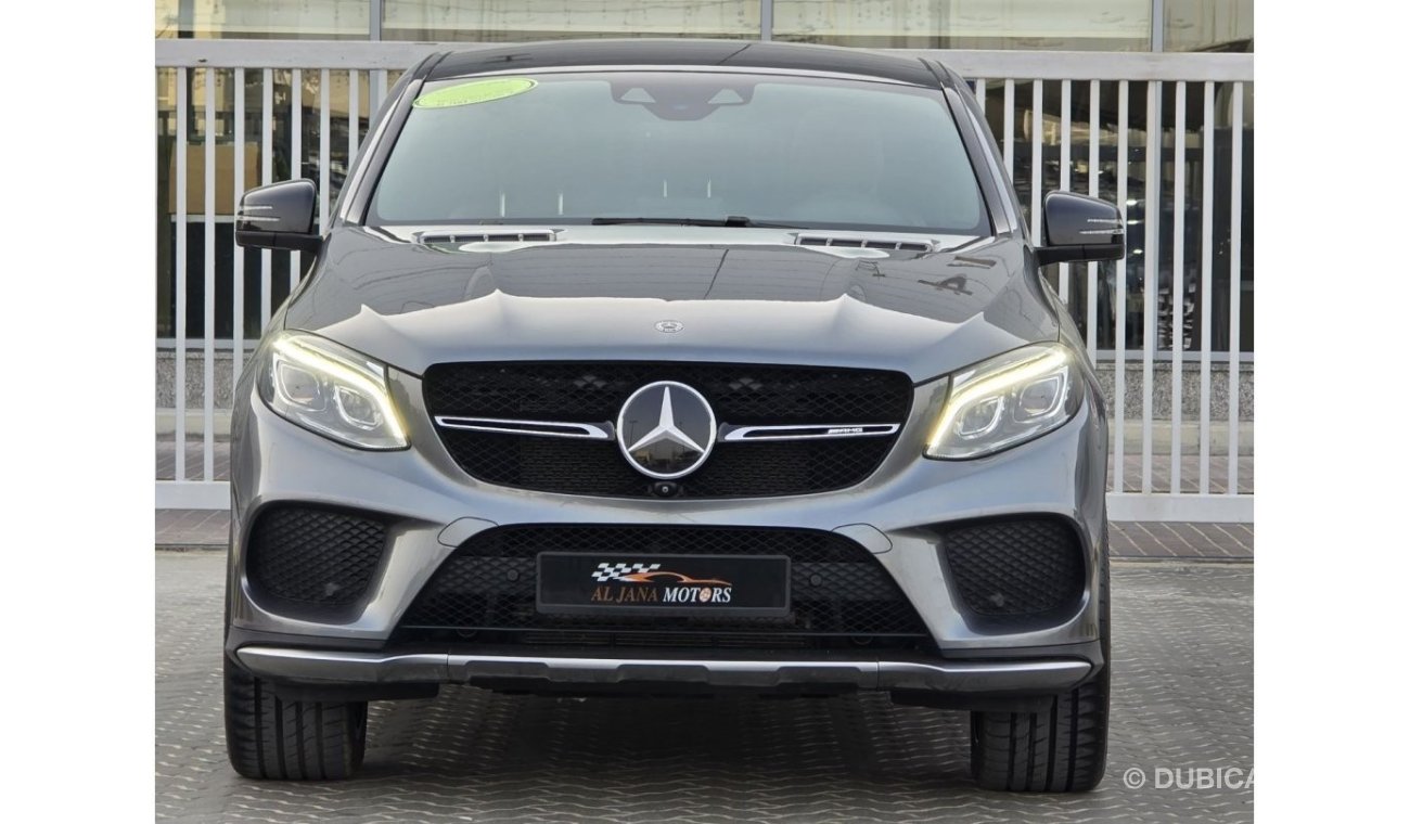 Mercedes-Benz GLE 43 AMG Coupe GLE-43 AMG 2018 GCC PERFECT CONDITION INSIDE AND OUT SIDE