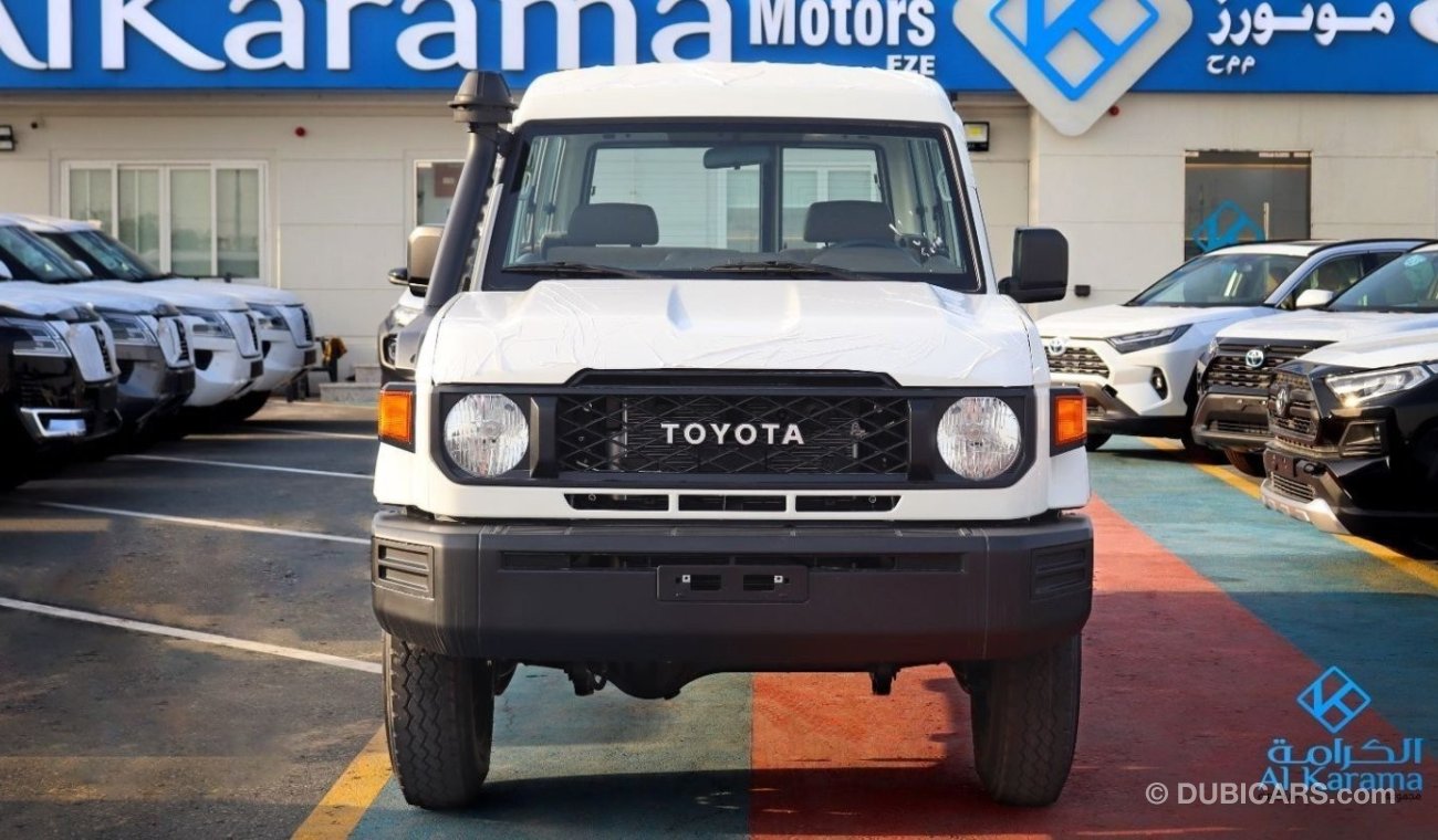 Toyota Land Cruiser Hard Top 2024 TOYOTA LC78 4.0L V6 HARD TOP 3 DOOR PETROL  White Color Exterior with Oak Color Interior BASIC