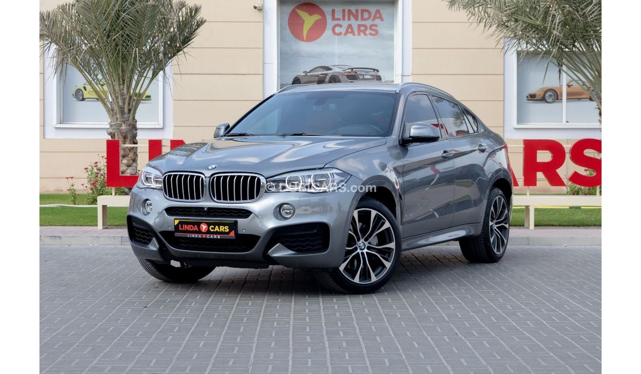 بي أم دبليو X6 50i M Sport 4.4L BMW X6 xDrive50i M-Sport 2018 GCC under Warranty with Flexible Down-Payment.