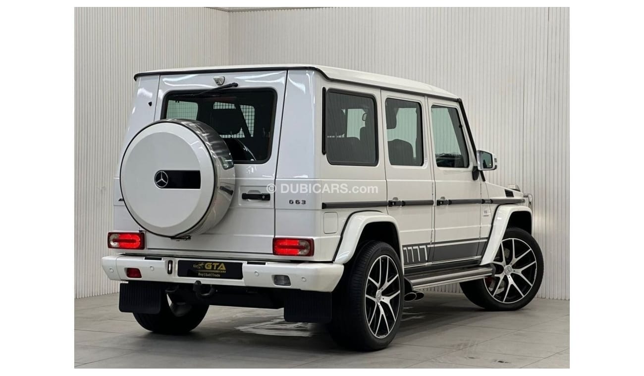 مرسيدس بنز G 63 AMG 2016 Mercedes Benz G63 463 Edition, Service History, Full Options, GCC Specs