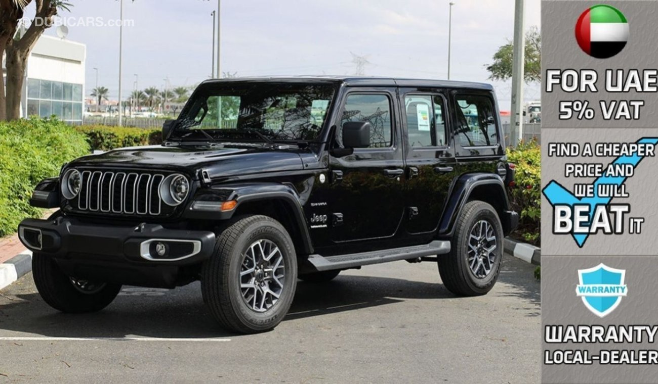 Jeep Wrangler Unlimited Sahara I4 2.0L Turbo , 2024 GCC , 0Km , With 5Yrs Warranty & 3Yrs Service @Official Dealer