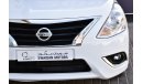 Nissan Sunny AED 589 PM | 1.5L SV SPOILER GCC DEALER WARRANTY