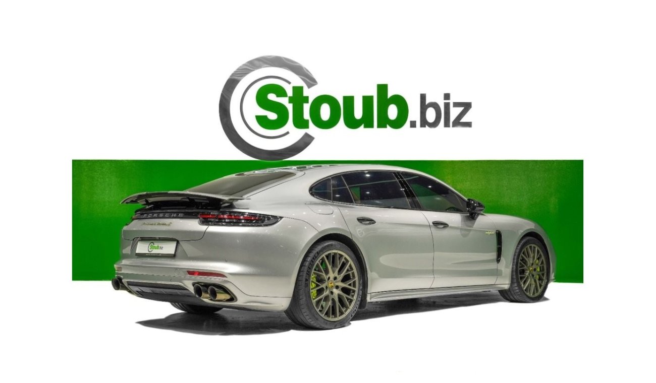 بورش باناميرا توربو أس إكسيكيتيف PANAMERA TURBO S E-HYBRID EXECUTIVE -SPORT EXHAUST- SPORT DESIGN PACKAGE -REAR SEAT ENTERTAINMENT