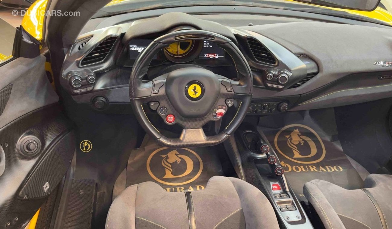 فيراري 488 Pista Spider | 2020 | Giallo Modena | Full Carbon Fiber | 720 HP | Negotiable Price