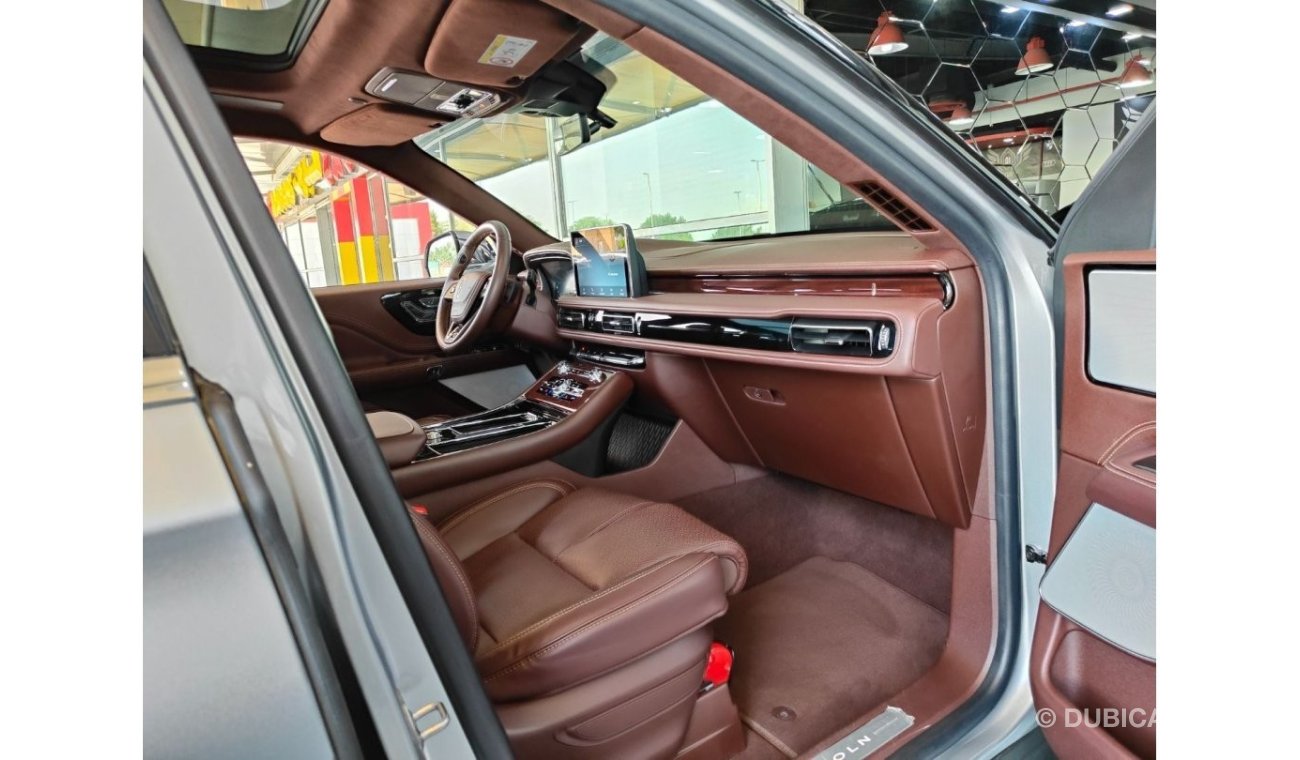 لينكولن أفياتور AED 3,700 P.M | 2022 LINCOLN AVIATOR PRESIDENTIAL 3.0  | 7 SEATS | GCC | UNDER AL TAYER WARRANTY