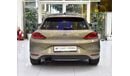 فولكس واجن سيروكو EXCELLENT DEAL for our Volkswagen Scirocco 2.0 TSi ( 2016 Model ) in Brown Color GCC Specs