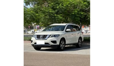 Nissan Pathfinder SL Make: Nissan  Model: Pathfinder  Service: Agency Year: 2020 Seat : 7 Specs: GCC Color: White KM’s