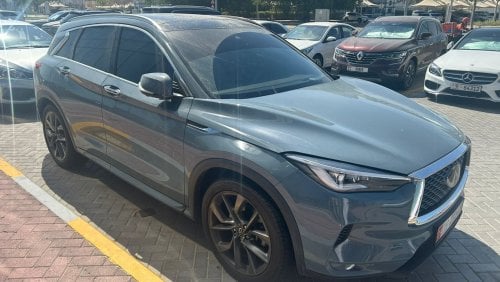 إنفينيتي QX50 5سنوات ضمان غير محدود الكيلو  و 5 سنوات سيرفيس  او 200 الف وجلاد حماية على كامل السياره مع ضمان 10 س