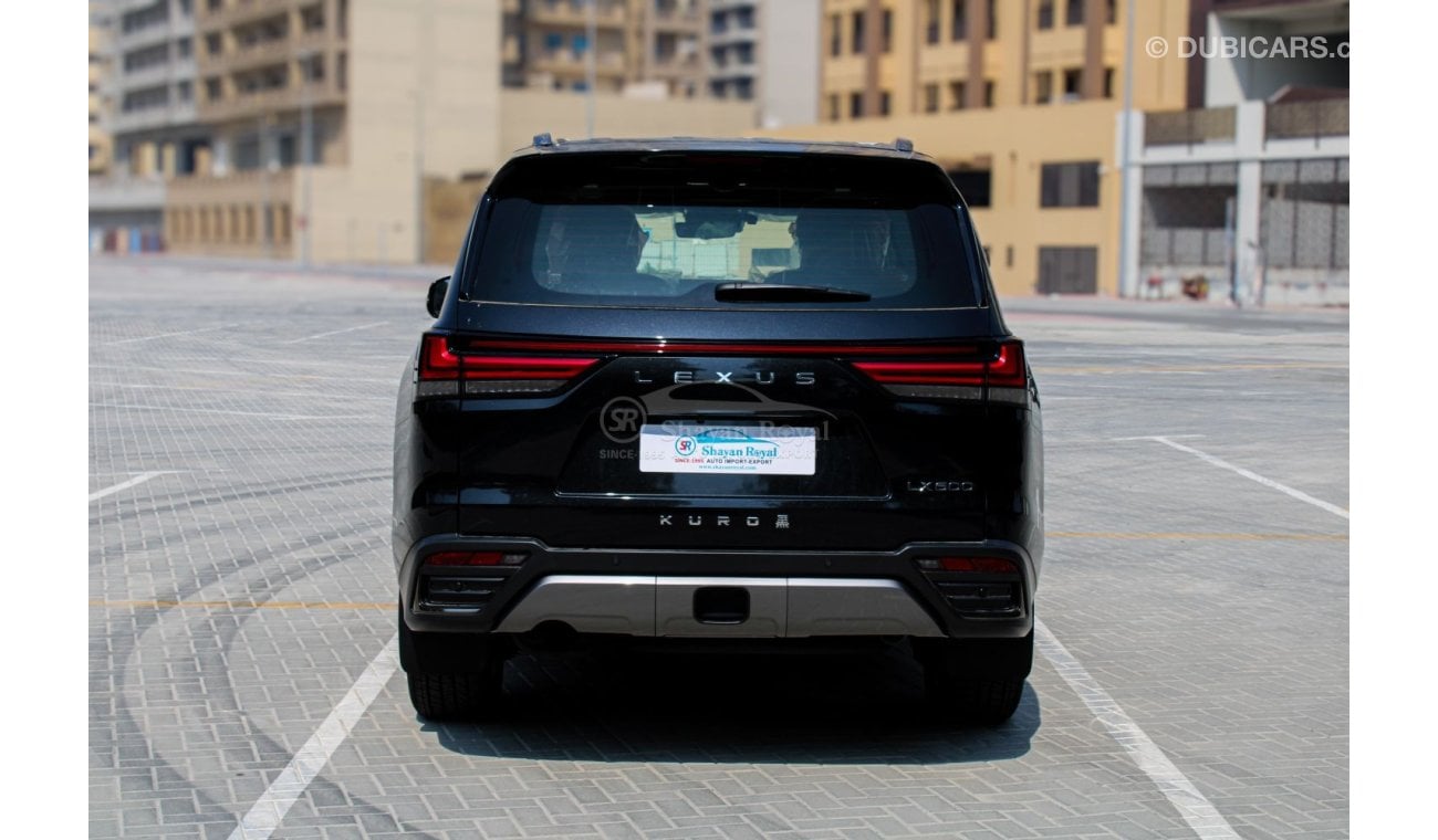 لكزس LX 600 LHD 3.5L PETROL V6 TT VIP 4S BLACK EDITION 25-ML AT 2024MY