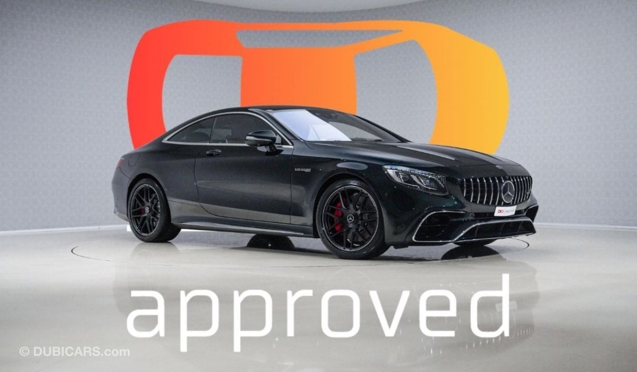 مرسيدس بنز S 63 AMG كوبيه - 2 Years Approved Warranty - Approved Prepared Vehicle