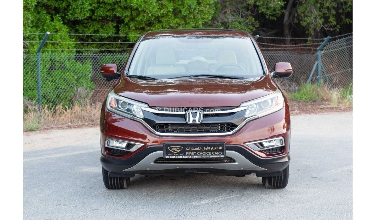 Honda CRV 2015 | HONDA CR-V | EX 2.4L AWD | GCC SPECS | BLIND-SPOT CAMERA | ECO DRIVE | H00801