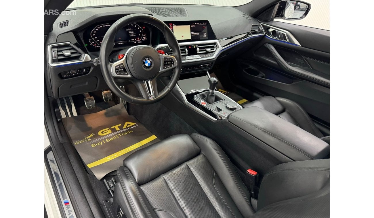 BMW M4 3.0T 2021 M4 Coupe Manual Transmission, Warranty, Full Service History, Very Low Kms, New Tyres