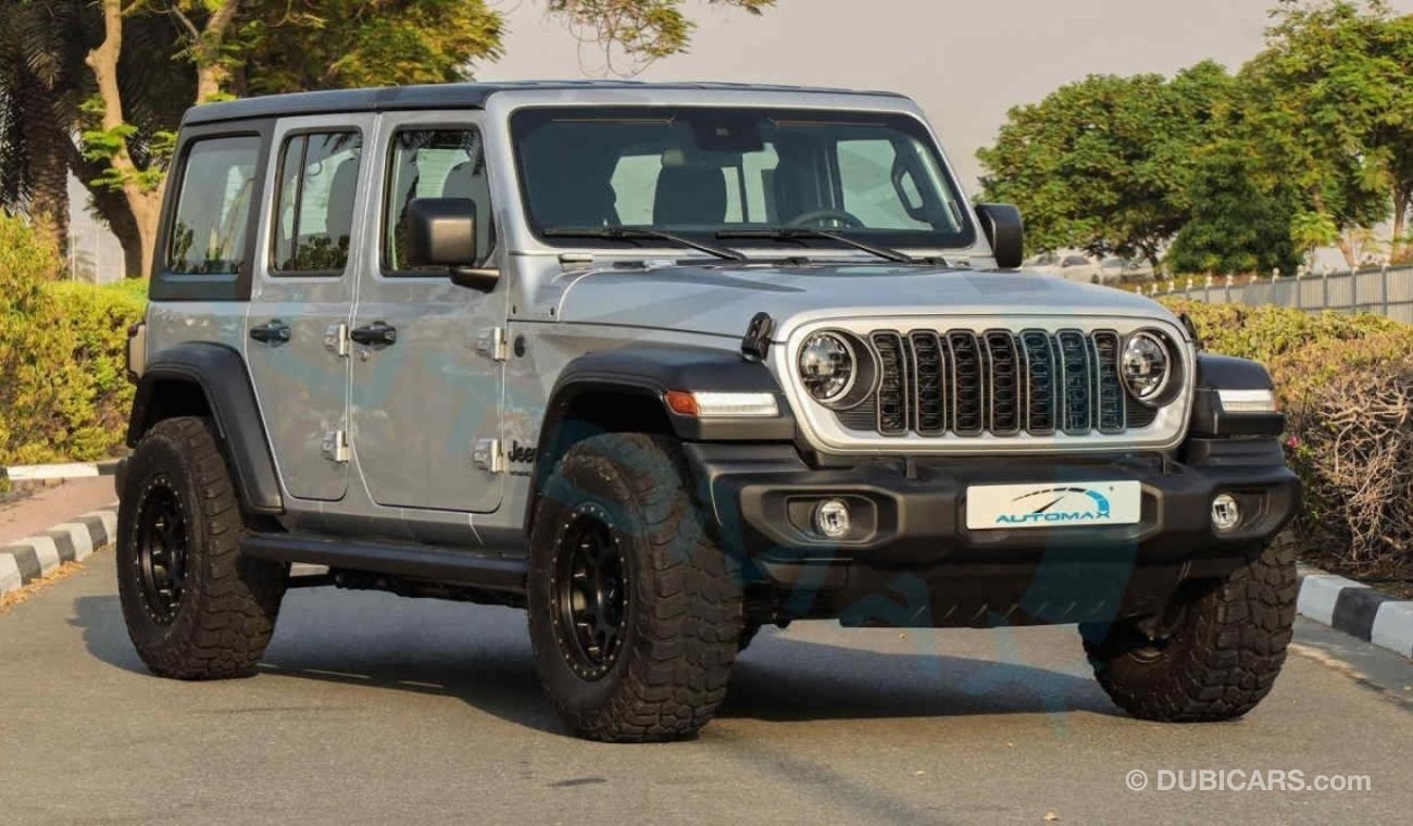 Jeep Wrangler Unlimited Sport S Turbo , 2024 GCC , 0km , With 5 Years Warranty & 3 Years Service @Official Dealer