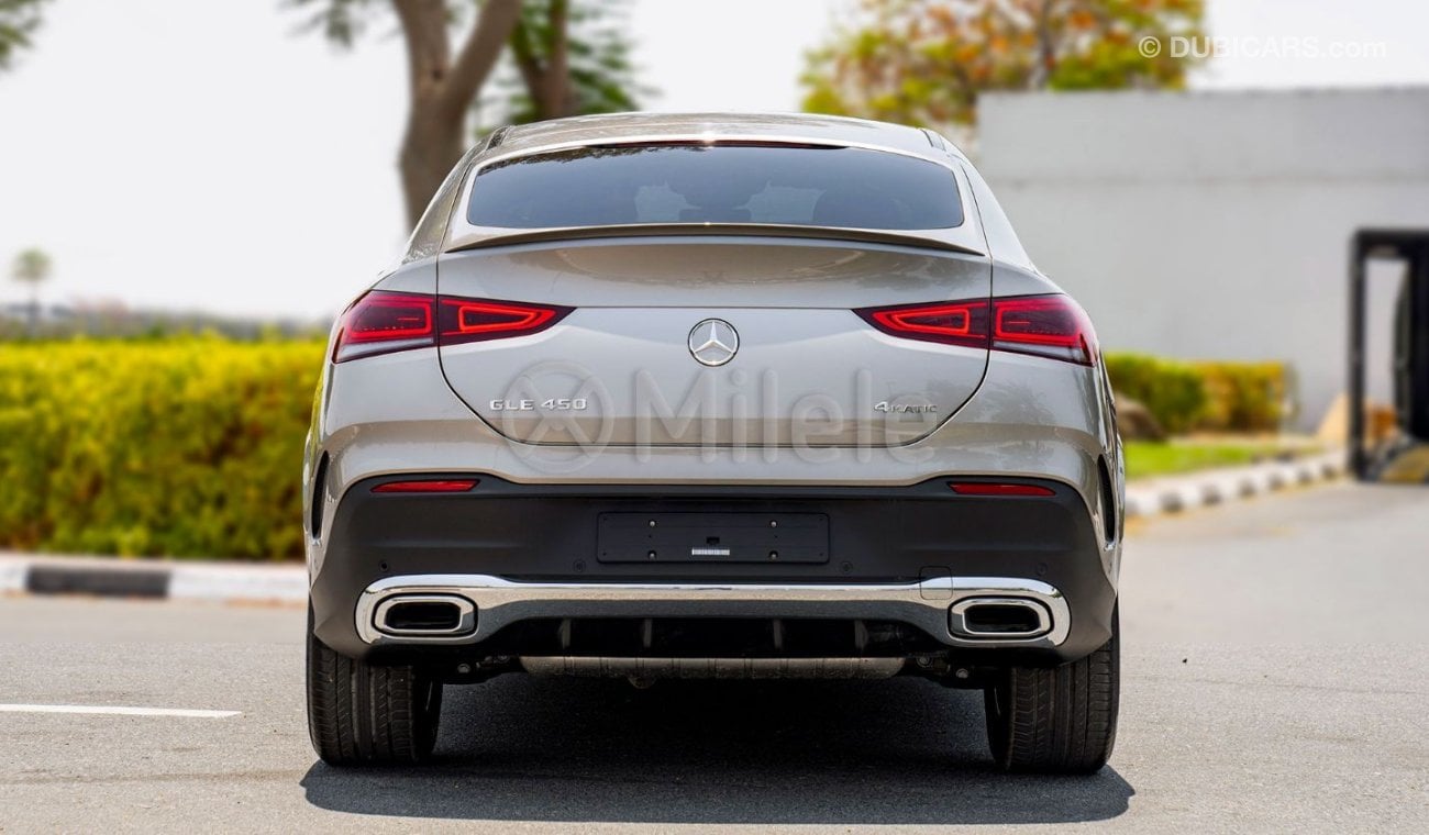 مرسيدس بنز GLE 450 AMG 3.0L PETROL 4MATIC - MOJAVE SILVER: PANORAMIC ROOF, 360° CAMERA