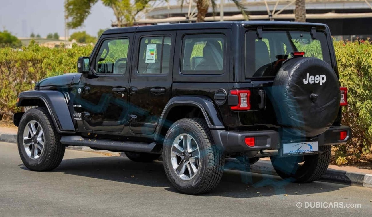 Jeep Wrangler Unlimited Sahara V6 3.6L , 2023 GCC , 0Km , With 3 Years or 60K Km Warranty @Official Dealer