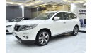 نيسان باثفايندر EXCELLENT DEAL for our Nissan Pathfinder SV 4WD ( 2015 Model ) in White Color GCC Specs