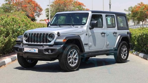 Jeep Wrangler Unlimited Sport S Turbo , 2024 GCC , 0Km , With 5 Years Warranty & 3 Years Service @Official Dealer