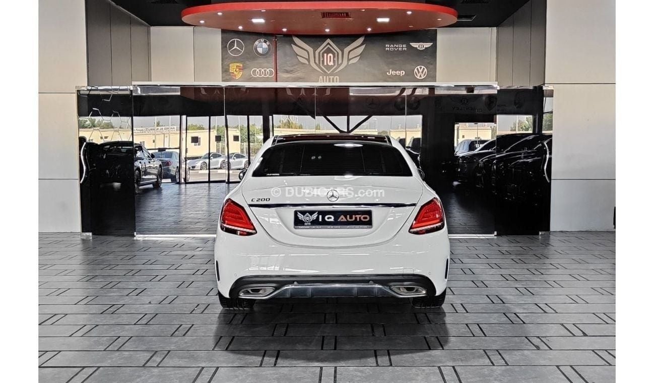 Mercedes-Benz C200 AMG Pack AED 1,900 P.M | 2019 MERCEDES-BENZ C200 AMG KIT | UNDER WARRANTY | FSH | FULL PANORAMIC VIE