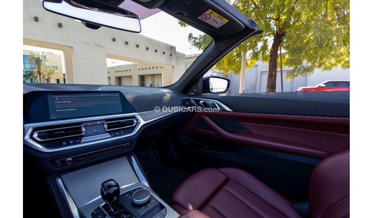 بي أم دبليو 420i M Sport 2.0L BMW 420i M-Sport Convertible 2022 GCC under Agency Warranty and Service Contract with F