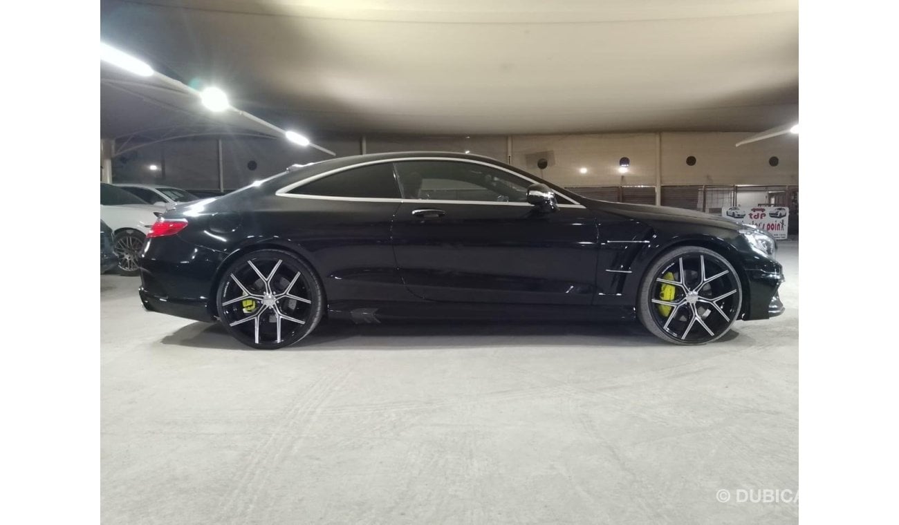 مرسيدس بنز S 550 كوبيه MERCEDES S CLASS COUPE S550 BLACKBISON WALDAERO KIT 4.7L 2015, BURMESTER SPEAKER, SIX BUTTONS AND MO