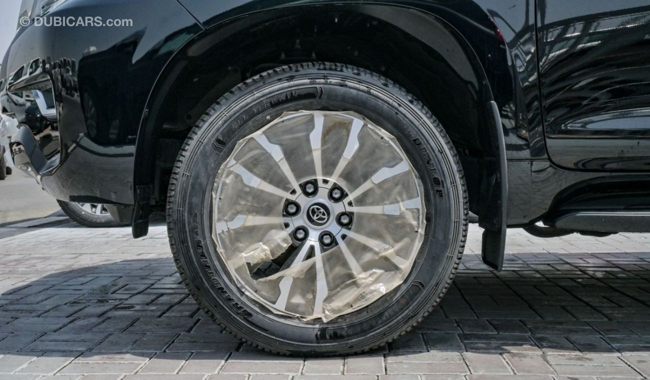 تويوتا برادو Toyota Prado VX 2.7L GCC Model 2023 Black color Inside Black 17" Wheels