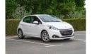 Peugeot 208 Active Plus AED 304/month | 2019 | PEUGEOT | 208 ACTIVE 1.6L | GCC SPECS | P01021