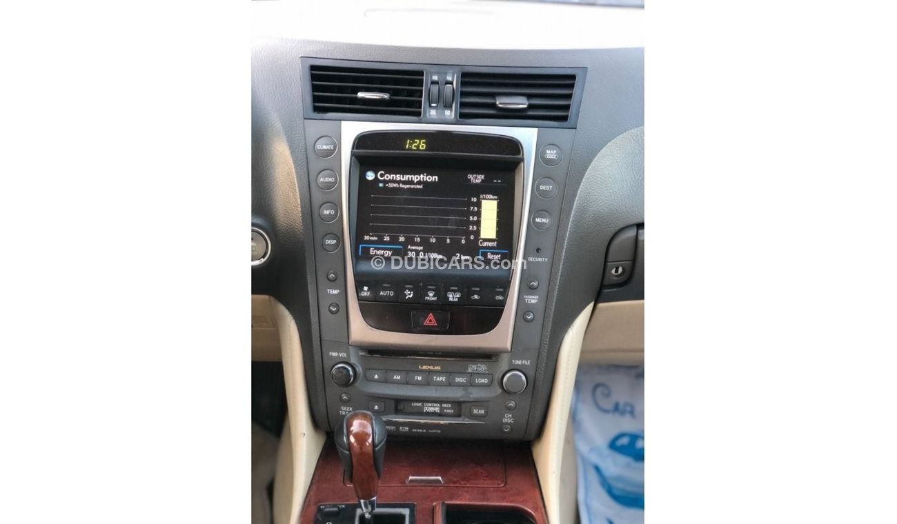 Lexus GS 430 MODEL 2007 GCC CAR PERFECT CONDITION INSIDE AND OUTSIDE FULL OPTION SUN ROOF