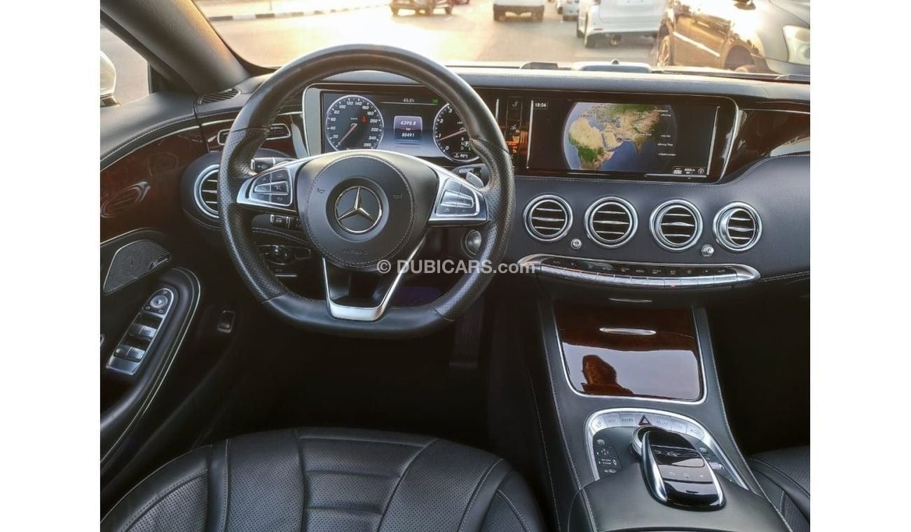 مرسيدس بنز S 550 كوبيه Mercedes-benz || s550- 4Matic || Coupe  || 2017 WHITE PETROL 85491	LHD AUTO	WDD2173851A009930