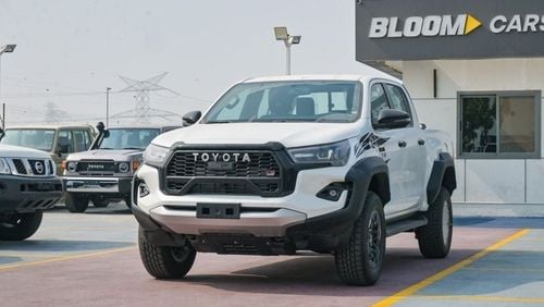 تويوتا هيلوكس Toyota Hilux 2.8Ltr GR SPORT 4WD A/T-MY2024-WHITE-SAUDI SPECS