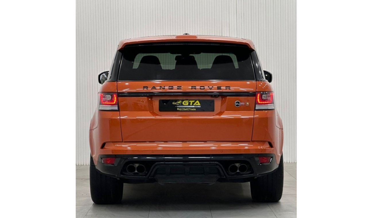 لاند روفر رانج روفر سبورت أس في آر 2016 Range Rover Sport SVR, March 2025 Agency Warranty + Jan 2026 Service Contract, GCC