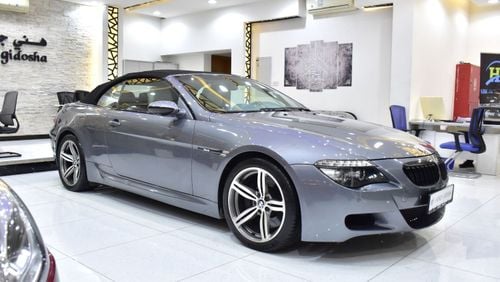 بي أم دبليو M6 EXCELLENT DEAL for our BMW M6 Convertible ( 2008 Model ) in Gray Color American Specs