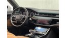 Audi A8 2019 Audi A8L 60 TFSI Quattro, August 2024 Audi Warranty + Service Pack, Full Options, Low Kms, GCC