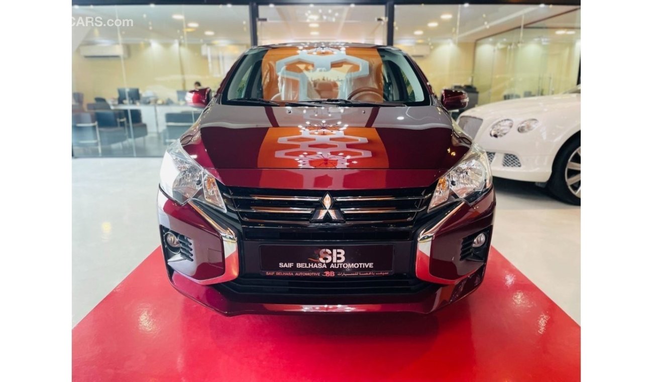 Mitsubishi Attrage GLX AED 599 EMi @ 0% DP  | 2021 | 1.2L | GCC | Sedan | FWD | Under Warranty