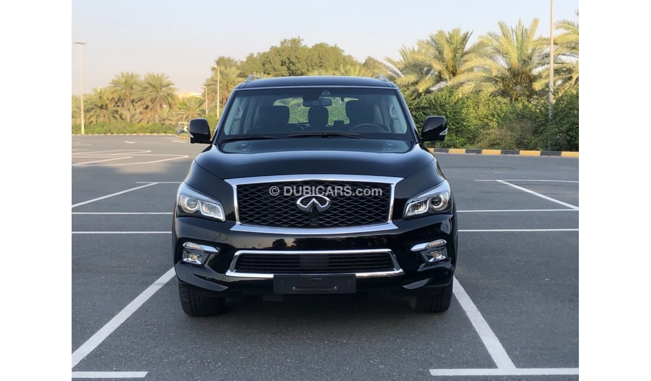 Infiniti QX80 MODEL 2015 GCC CAR PERFECT CONDITION INSIDE AND OUTSIDE FULL OPTION PANORAMIC ROOF LEATHER SEATS