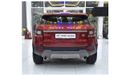 لاند روفر رانج روفر إيفوك EXCELLENT DEAL for our Land Rover Range Rover Evoque ( 2016 Model ) in Red Color GCC Specs