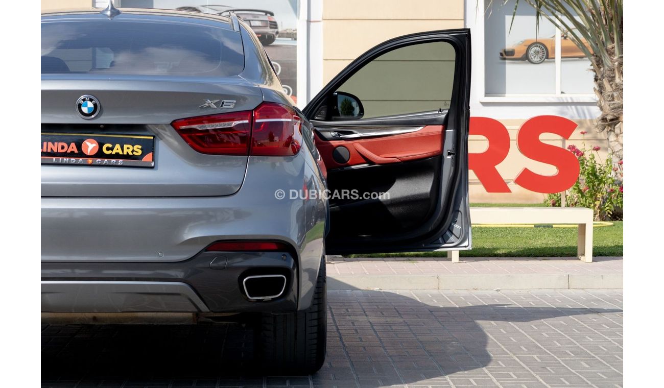 بي أم دبليو X6 50i M Sport 4.4L BMW X6 xDrive50i M-Sport 2018 GCC under Warranty with Flexible Down-Payment.